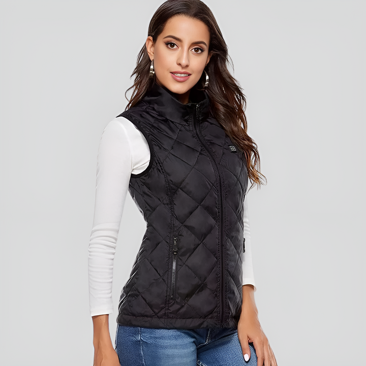 BowLift | Heated vest for women with dual control and 9 heating zones – comfort and warmth for every season