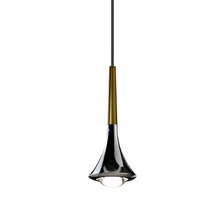 BowLift | Scandinavian Pendant Lamp in Droplet Shape of Metal