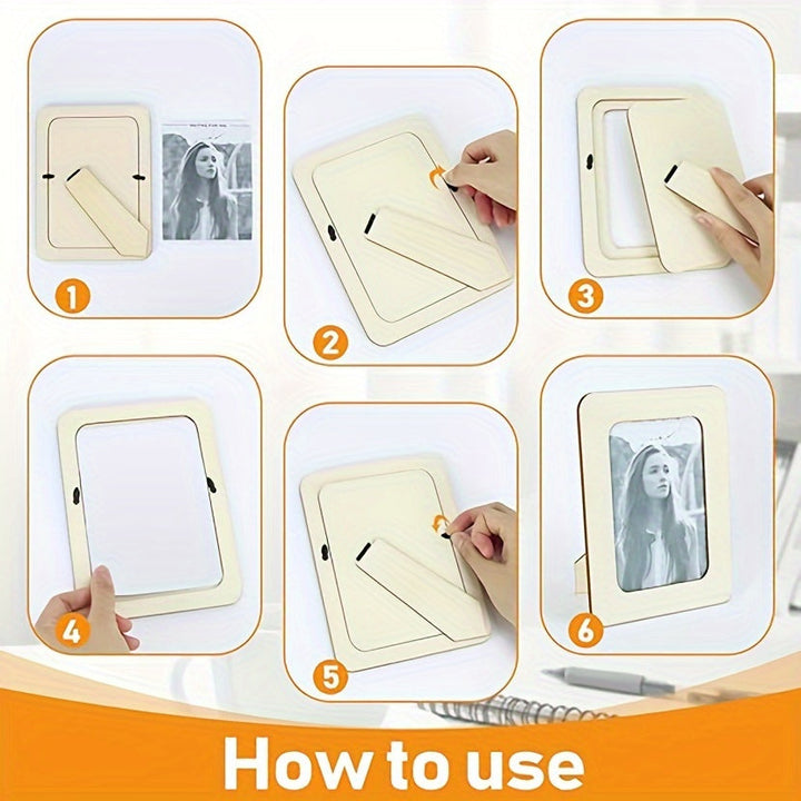 CreativeFrame – Set of 10 DIY Photo Frames Wood Bowlift