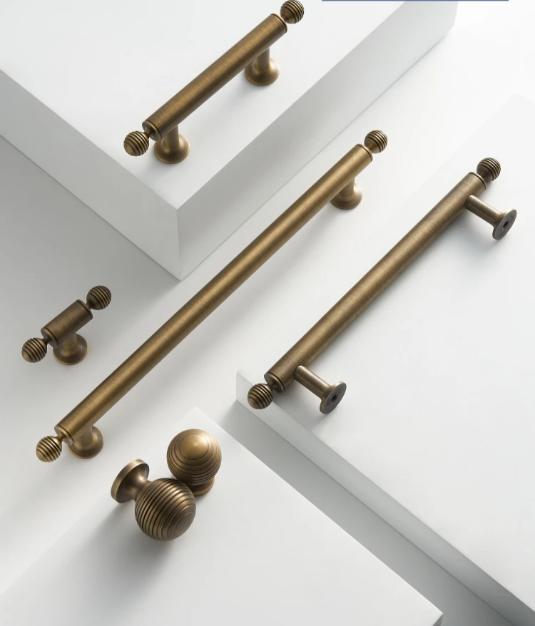 BrassElegance Solid Brass Antique T-Griff Bowlift
