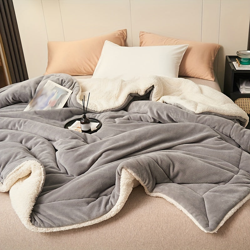 CozyWarm - Luxury Milk Fleece Blanket Double Layer Bowlift
