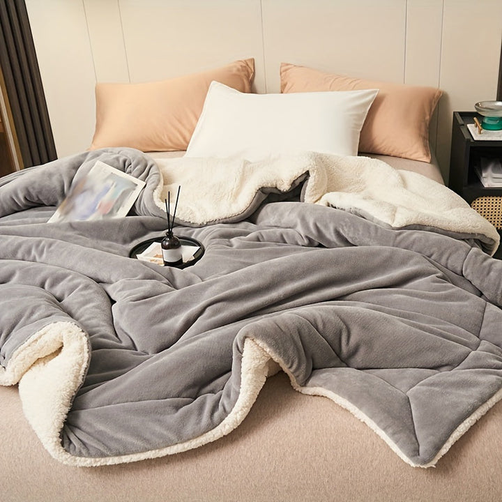 CozyWarm - Luxury Milk Fleece Blanket Double Layer Bowlift