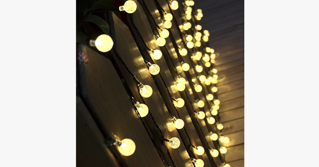 BowLift | Solar-powered LED crystal ball lights - Stylishly decorate!