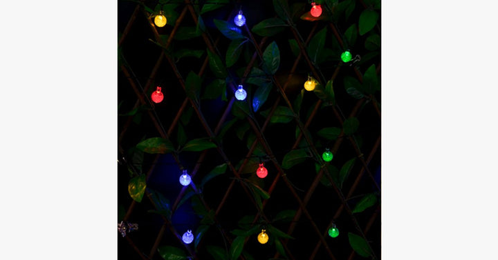 BowLift | Solar-powered LED crystal ball lights - Stylishly decorate!