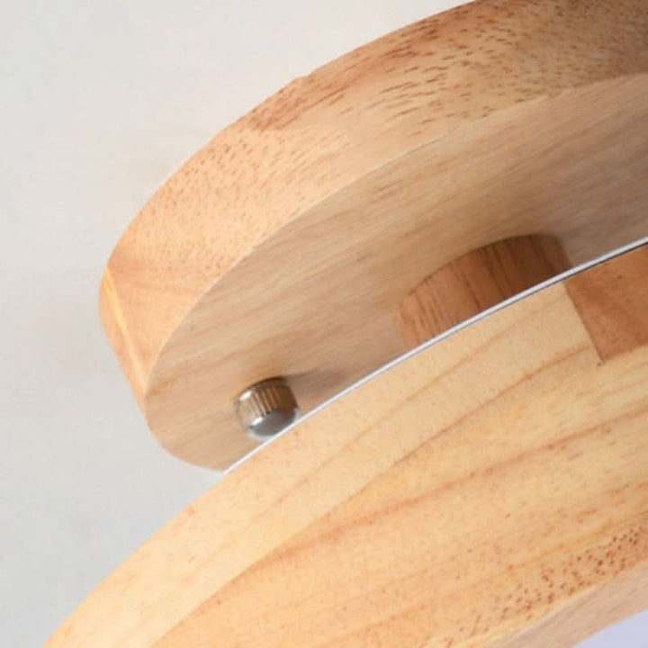 BowLift | Modern Wood LED Ceiling Light with Dimmable Function