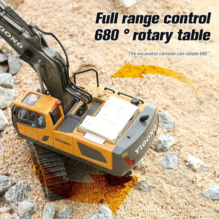 BowLift | Remote-Controlled Excavator with 11 Functions for Realistic Construction Site Feel