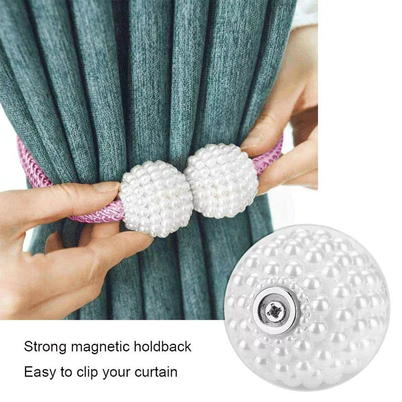 Magnetic Balls Curtain Clips 2pcs Bowlift