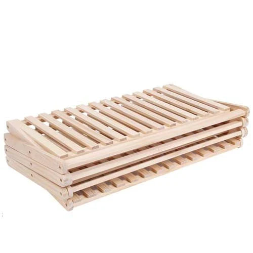 Wooden 4 Layer Shoe Rack Folding Bowlift