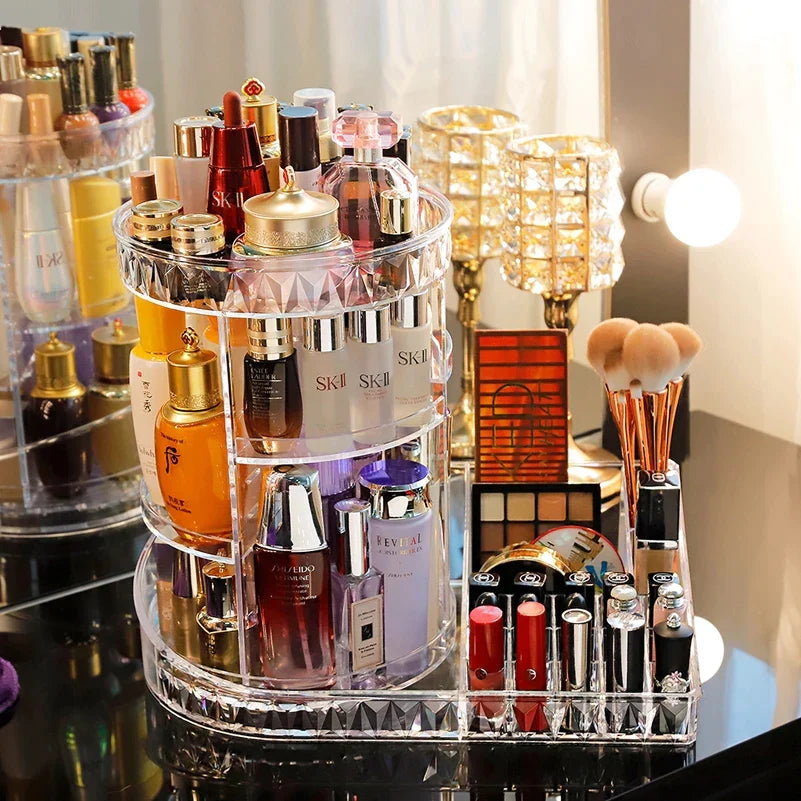 360 Rotating Makeup Beauty Organizer Bowlift