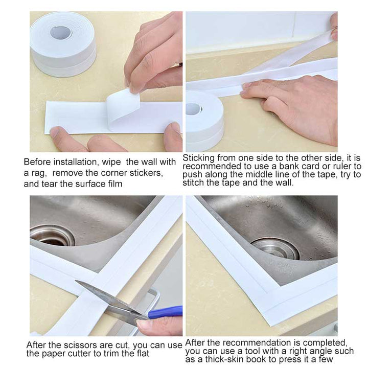 Bathroom Sink Sealing Tape Waterproof Bowlift