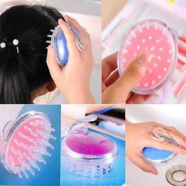 Shampoo Scalp Massage Brush Silicone Bowlift
