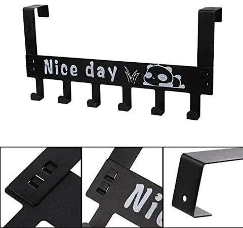 6 Hooks Nice Day Metal Hooks Door Hanger Bowlift
