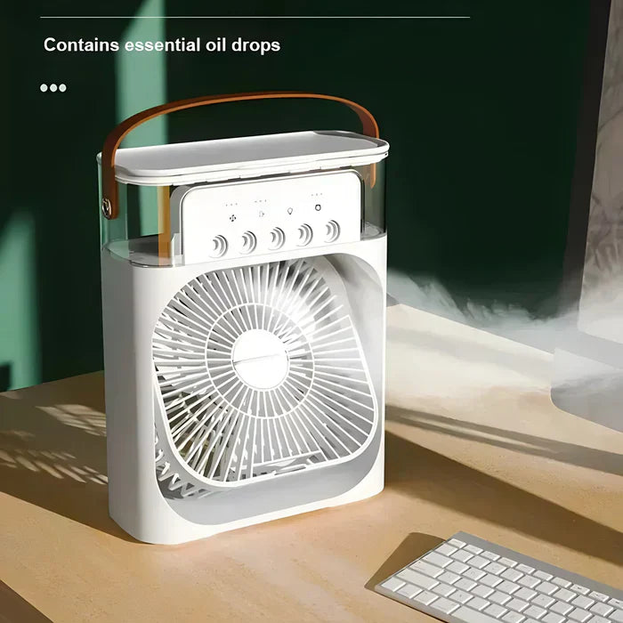 BowLift | 3-in-1 Fan with 7-Colour LED Light - BreezeMaster Pro