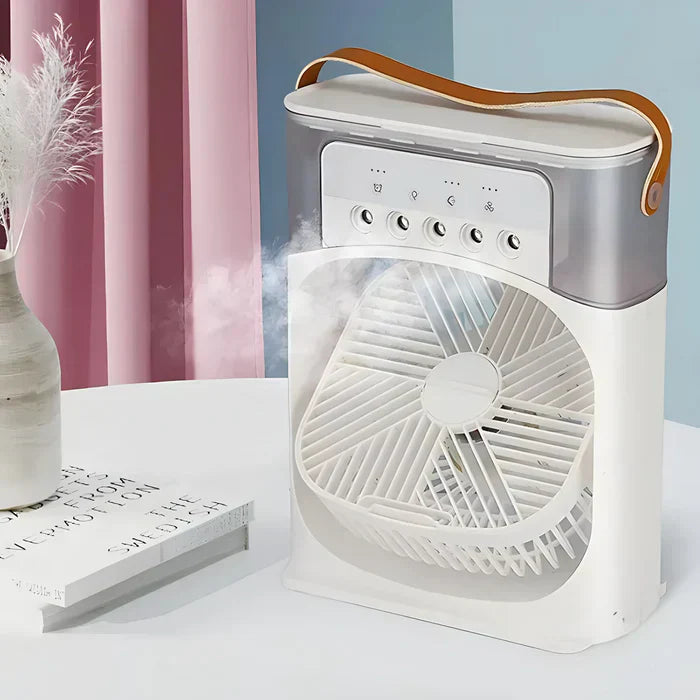 BowLift | 3-in-1 Fan with 7-Colour LED Light - BreezeMaster Pro