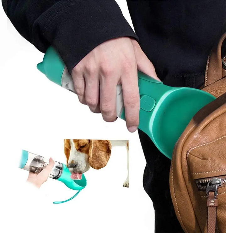 3-in-1 Portable Water Bottle for Pets - PawHydrate Pro Bowlift