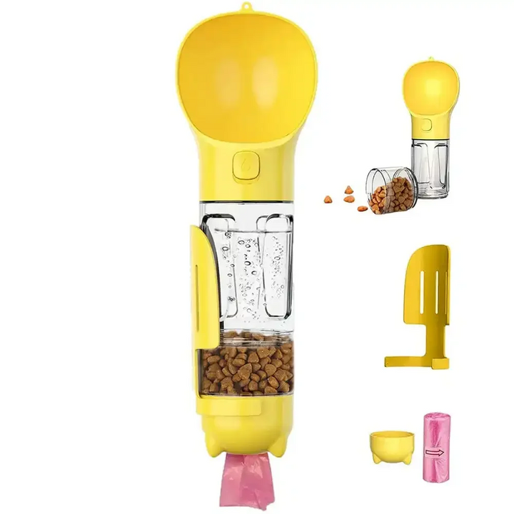 3-in-1 Portable Water Bottle for Pets - PawHydrate Pro Bowlift