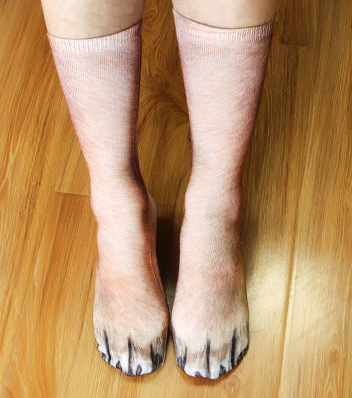 BowLift | Cat Paw 3D Printed Unisex Socks