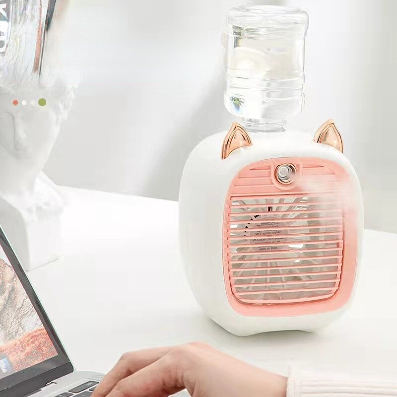 BowLift | Portable Air Cooling Fan Mini Humidifier