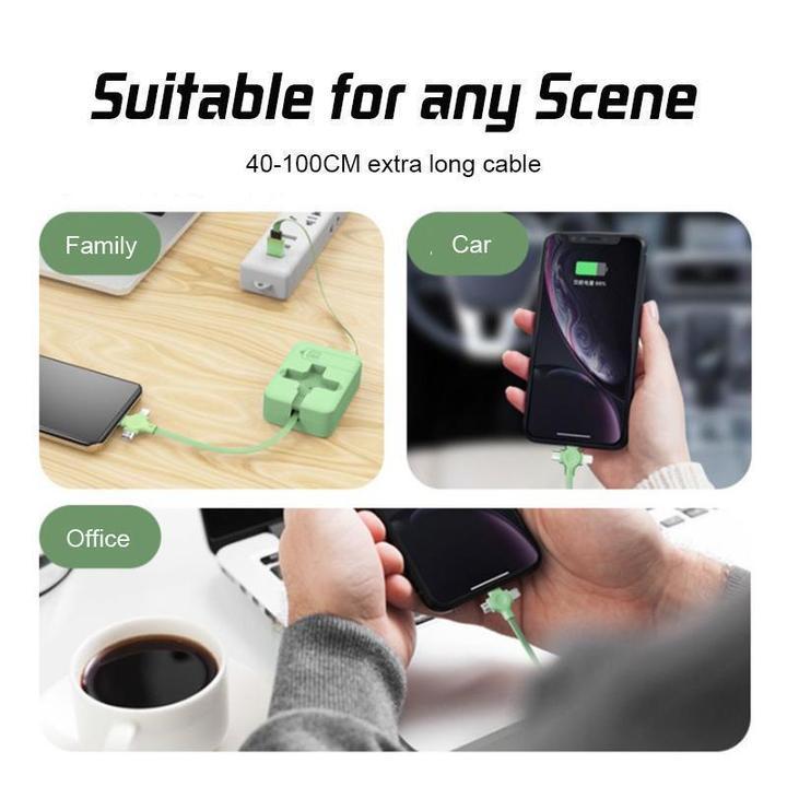 BowLift | 4-in-1 Data Cable Phone Stand
