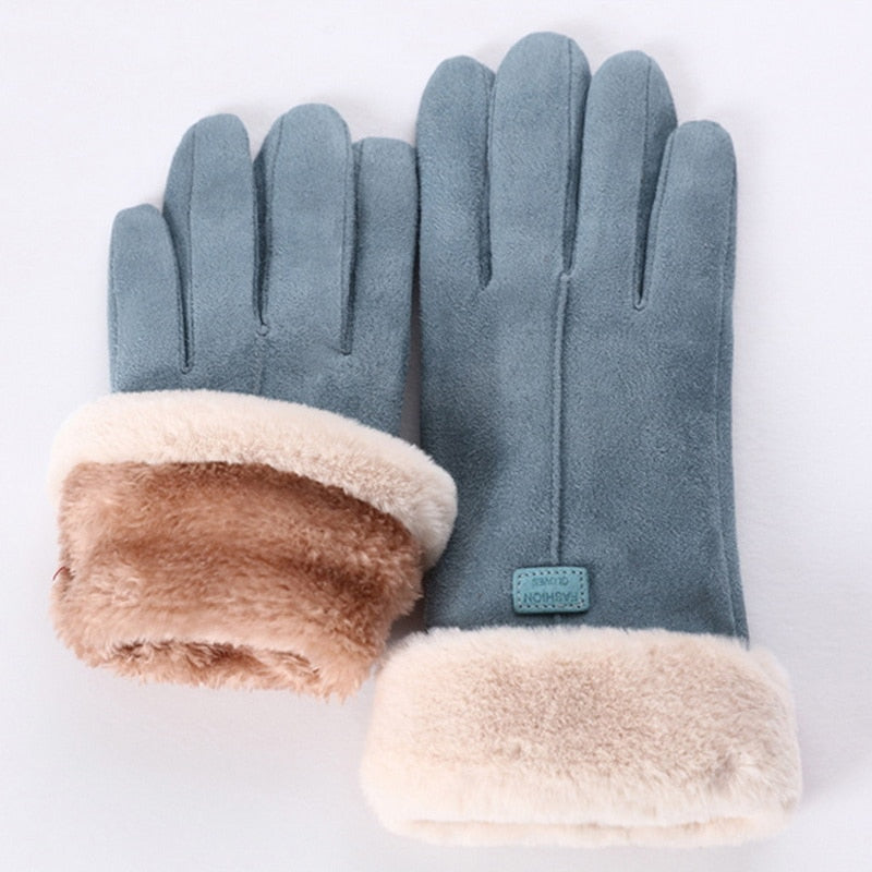 Warm Waterproof Winter Gloves with Touch-Screen Compatibility