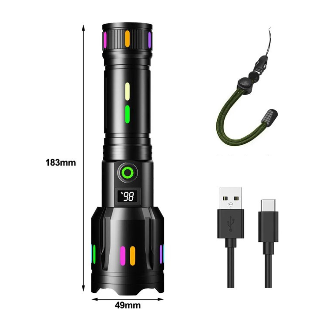 LumenPro – Krachtige LED Zaklamp voor Avontuur Bowlift