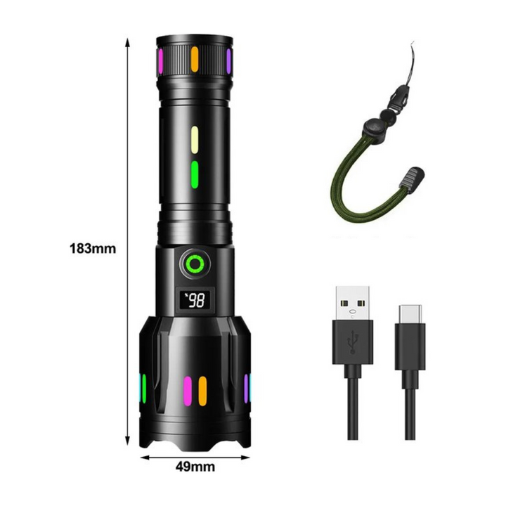 LumenPro – Krachtige LED Zaklamp voor Avontuur Bowlift