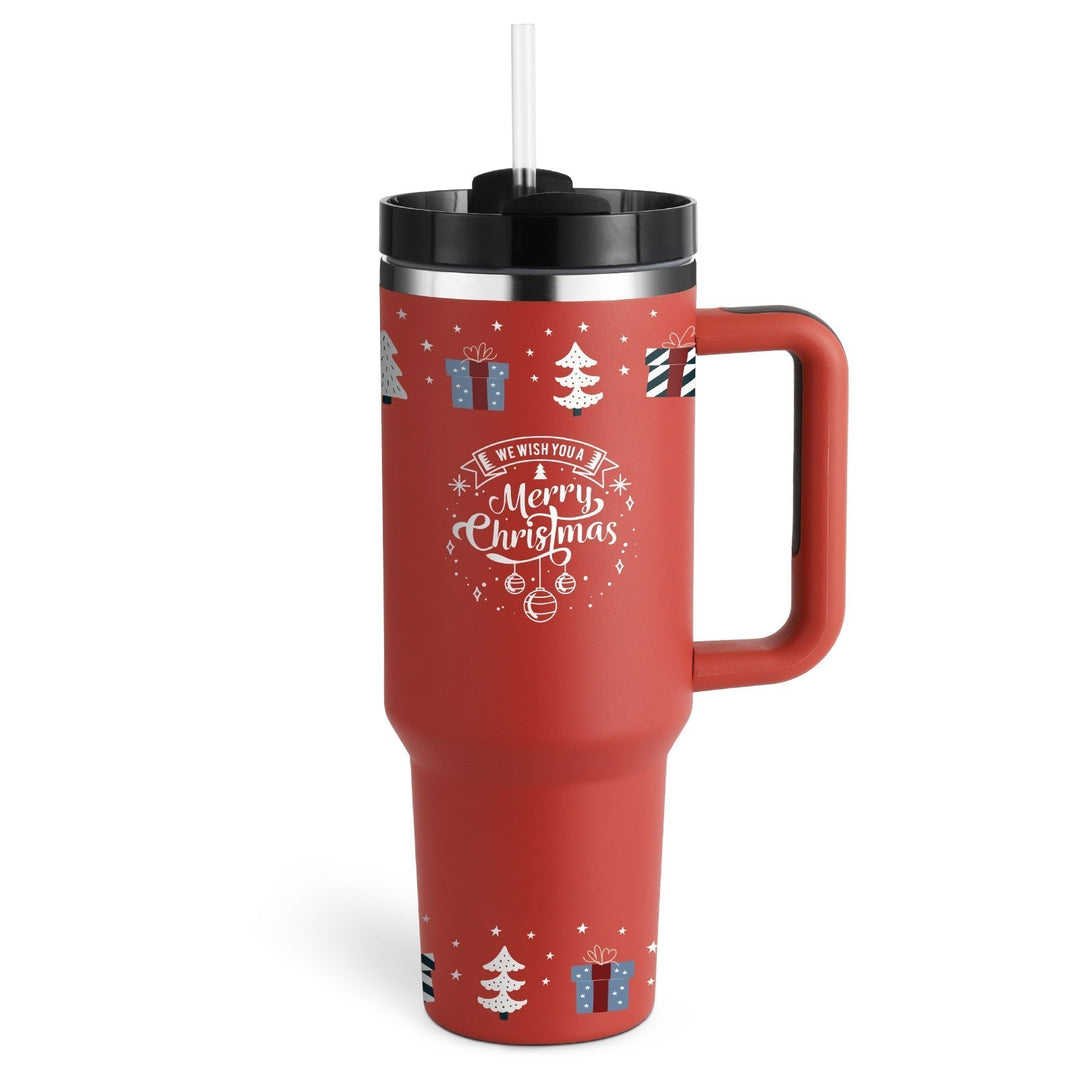 BowLift | Insulating Mug with Handle and Straw - ChillMate