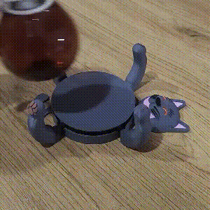 BowLift | CozyPaw – Protect surfaces with adorable cat-shaped coasters