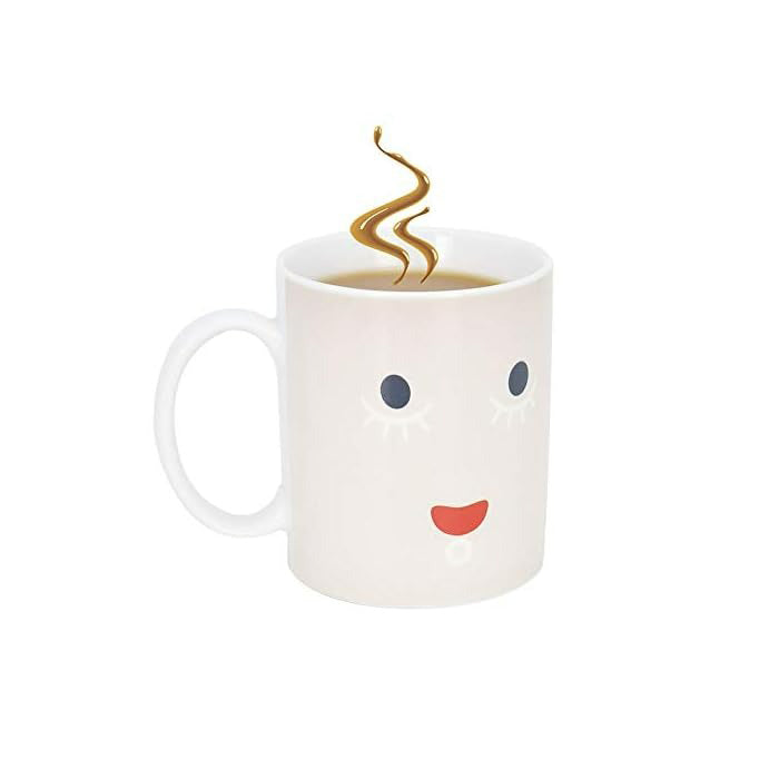 Morning Smiley Magic Heat Sensitive Color Changing Ceramic Coffee Mug | Bowlift