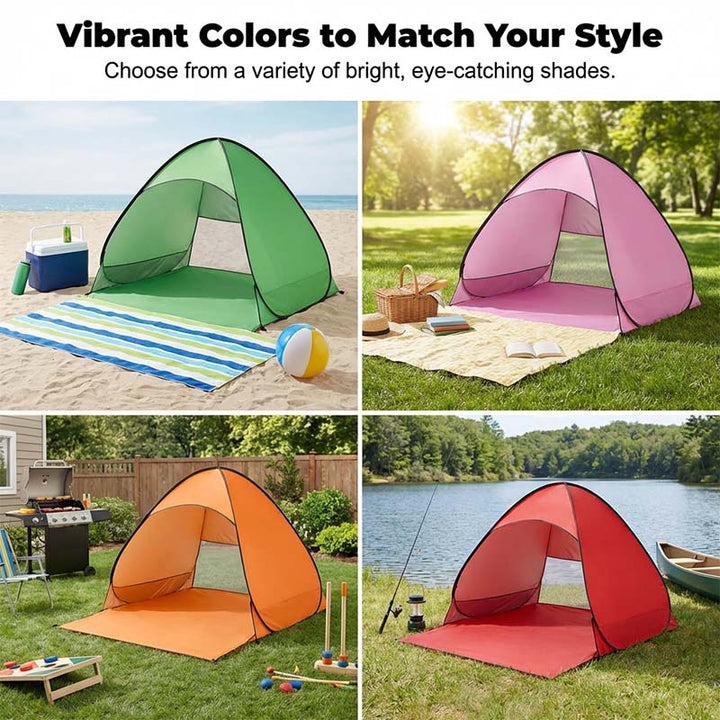 SunSail Breeze Pop-Up Beach Tent 98% UV Protection | Bowlift