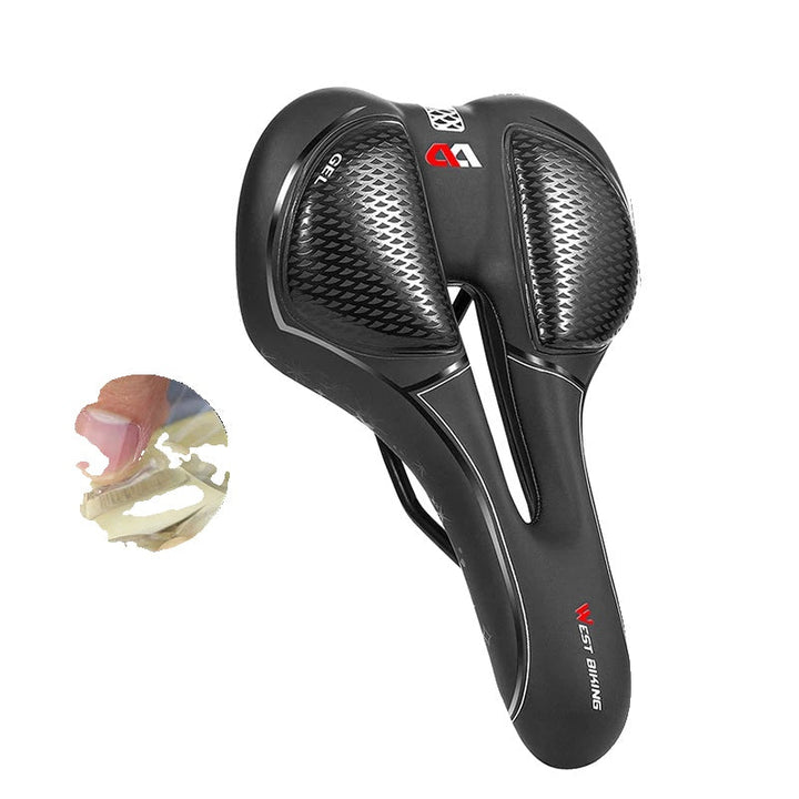 BowLift | High Elastic Shock Absorbing Bicycle Saddle – Waterproof and Breathable Comfortable Bike Seat for Mountain Biking and Road Cycling