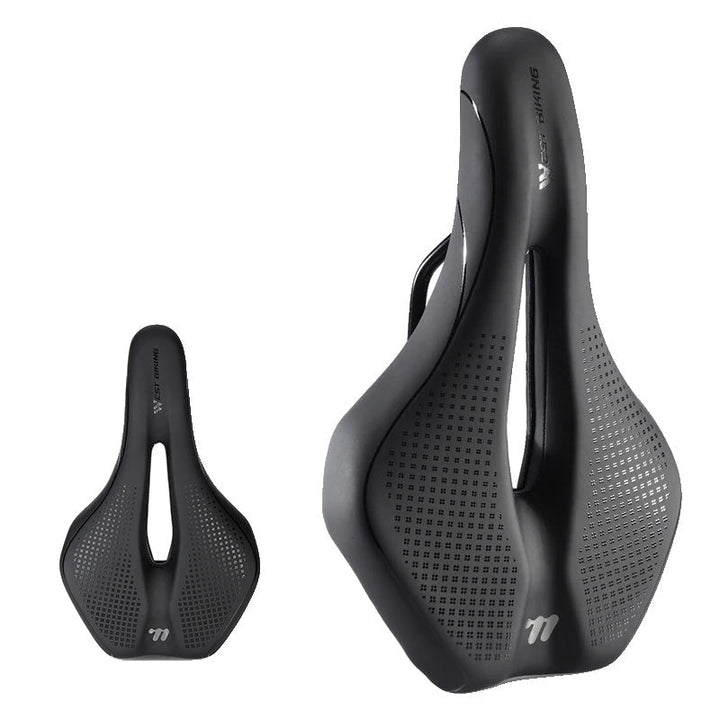 BowLift | Shockproof Bike Saddle - Comfortable Bike Seat with Non-Slip Leather Cushion for Mountain Bikes and Road Bikes