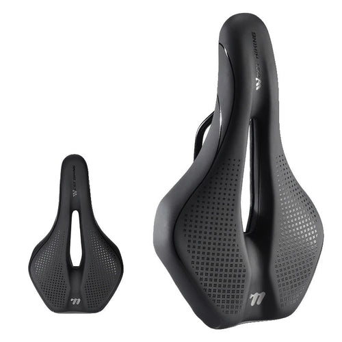 BowLift | Shockproof Bike Saddle - Comfortable Bike Seat with Non-Slip Leather Cushion for Mountain Bikes and Road Bikes