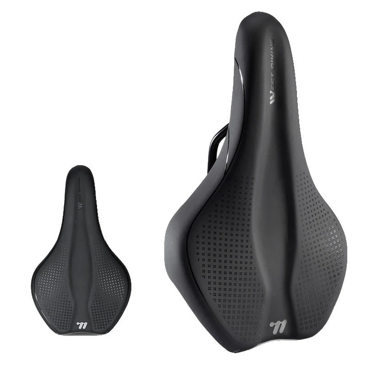 BowLift | Shockproof Bike Saddle - Comfortable Bike Seat with Non-Slip Leather Cushion for Mountain Bikes and Road Bikes