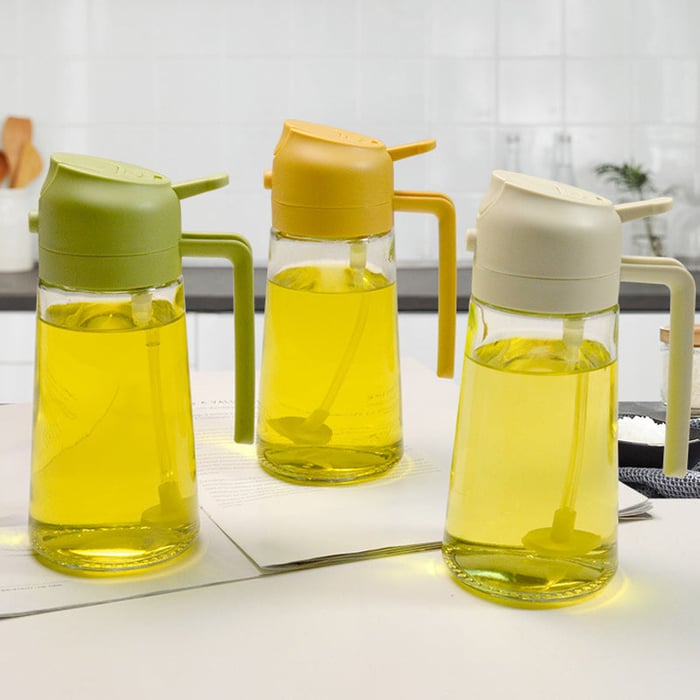 Double outlet | 2 in 1 glass oil diffuser & dispenser | Bowlift