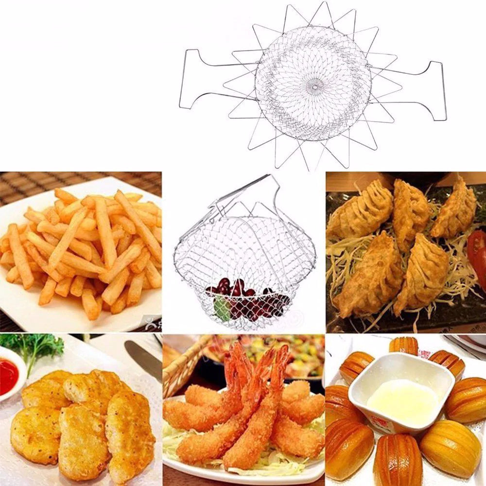 BowLift | GourmetCraft Elite Cooking Basket | Versatile stainless steel basket for effortless cooking and steaming