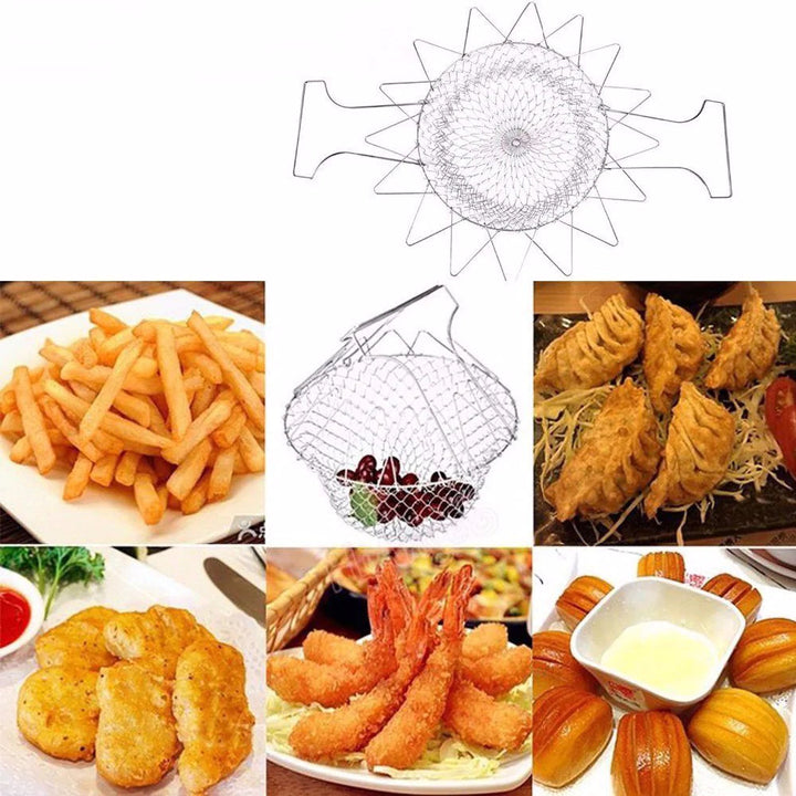 BowLift | GourmetCraft Elite Cooking Basket | Versatile stainless steel basket for effortless cooking and steaming