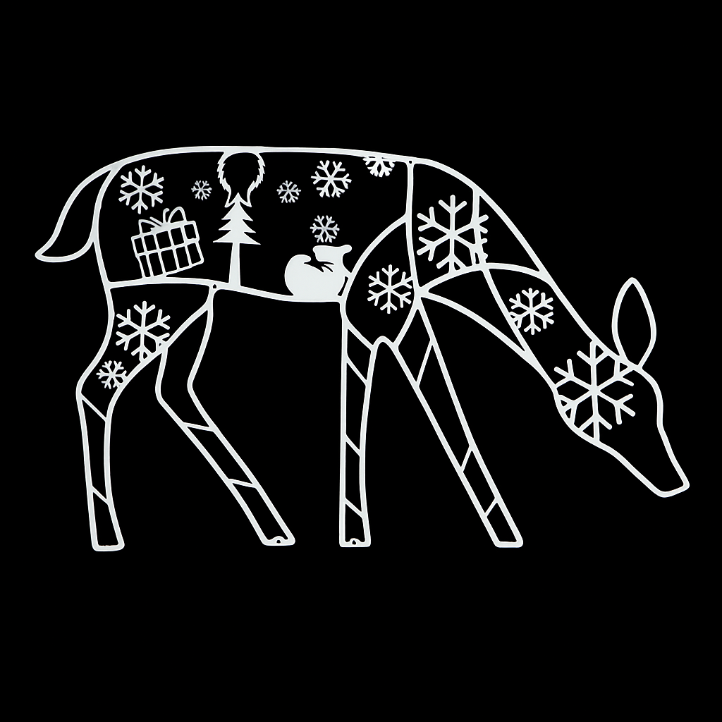 BowLift | Christmas Decorations Light Up Reindeer Figure
