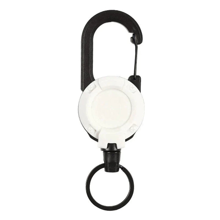 Outdoor Automatic Expandable Wire Rope Luya Theft Protection Tactical Keychain | Bowlift