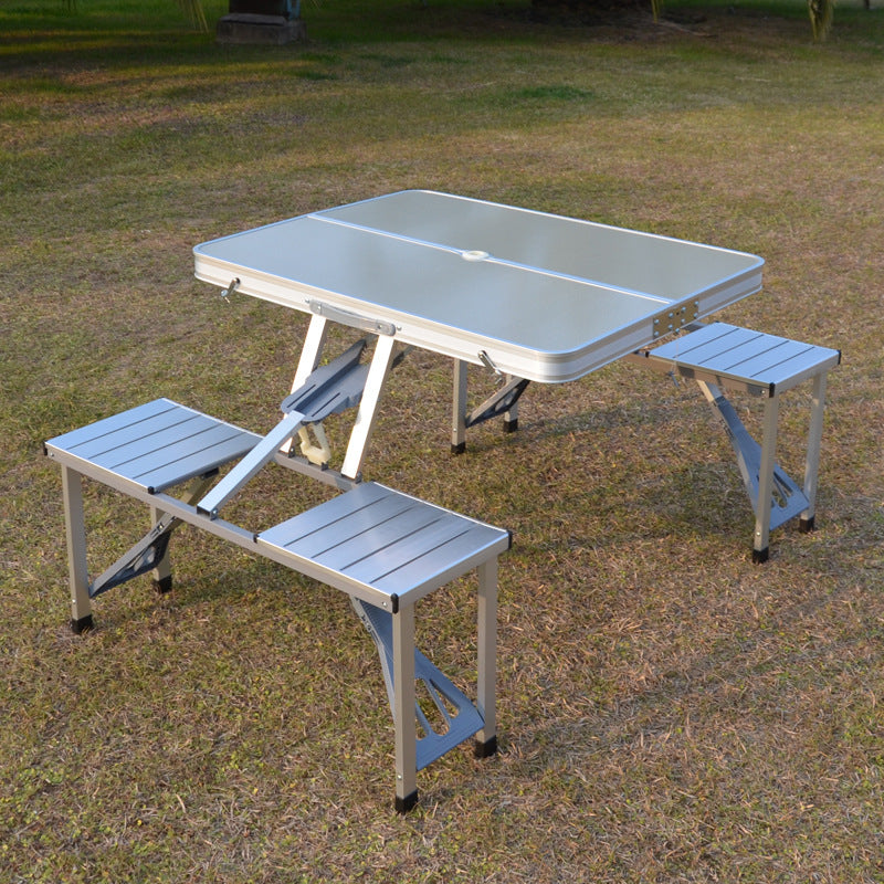 Foldable Picnic Table Set Bowlift