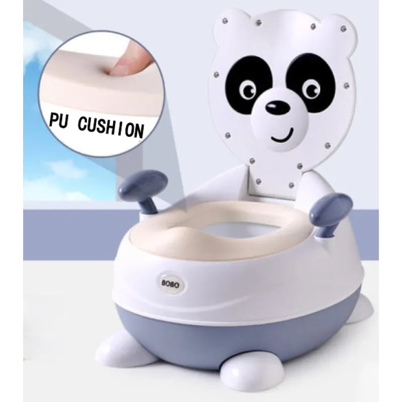 BowLift | Potty chair for children in panda shape – Soft baby potty with PU seat