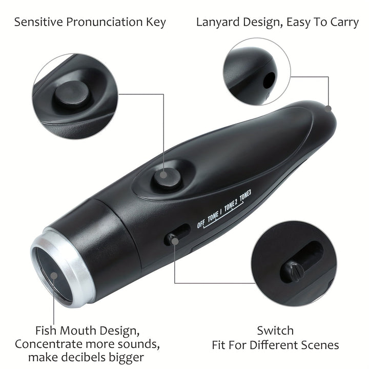 BowLift | Handheld Electronic Whistle with 3 Tones Options – Lightweight and Portable for Coaches and Referees