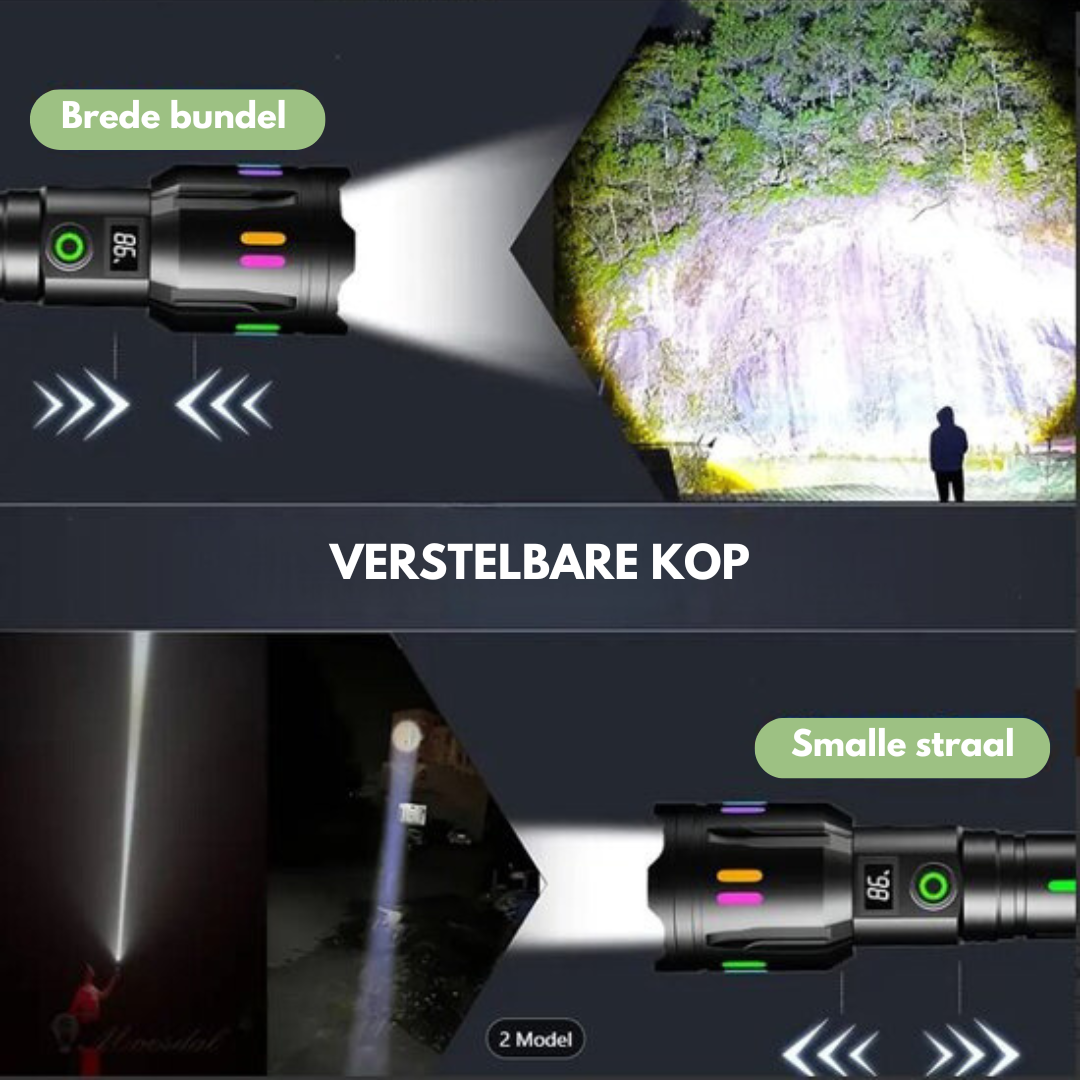 LumenPro – Krachtige LED Zaklamp voor Avontuur Bowlift