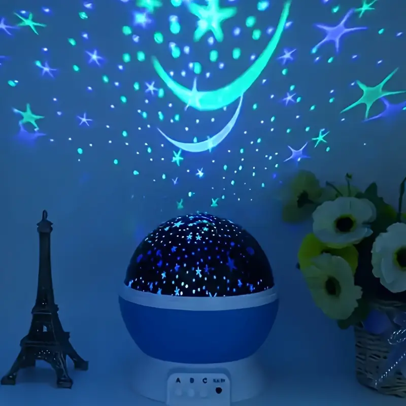 BowLift | 360° Sky Projector | Modern Nightstand Lamp with LED