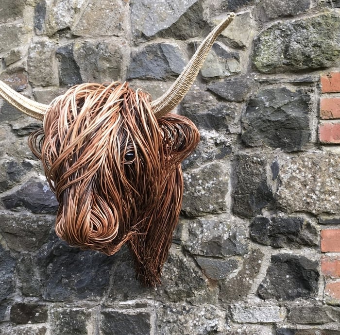 BowLift | Cow Wall Sculpture – Bowie