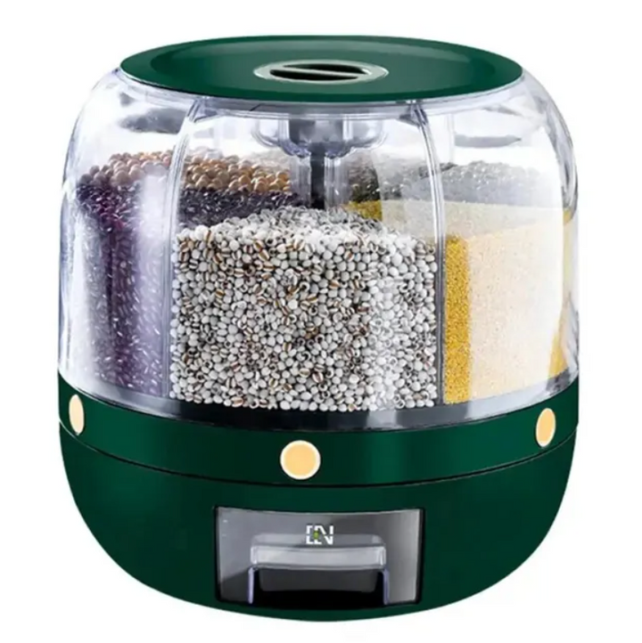 BowLift | 360° Rotating Grain Dispenser - SpinStore GrainKeeper