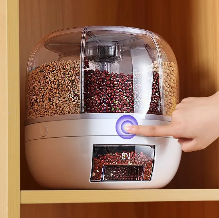 BowLift | 360° Rotating Grain Dispenser - SpinStore GrainKeeper