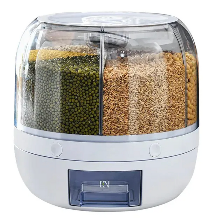 BowLift | 360° Rotating Grain Dispenser - SpinStore GrainKeeper
