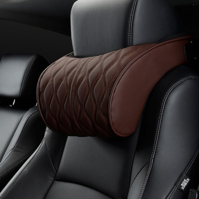 Travel pillow set leather with memory function Bowlift