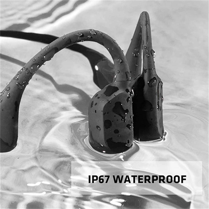 New waterproof bone conduction headphones stereo Bluetooth wireless Bowlift